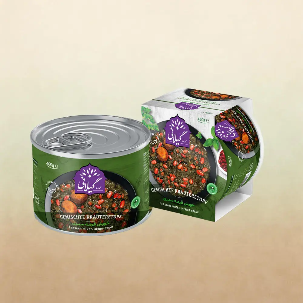 ghorme-sabzi Kräuter-Eintopf „Ghormeh Sabzi“ (ohne Fleisch) – 460 g – Bild 1