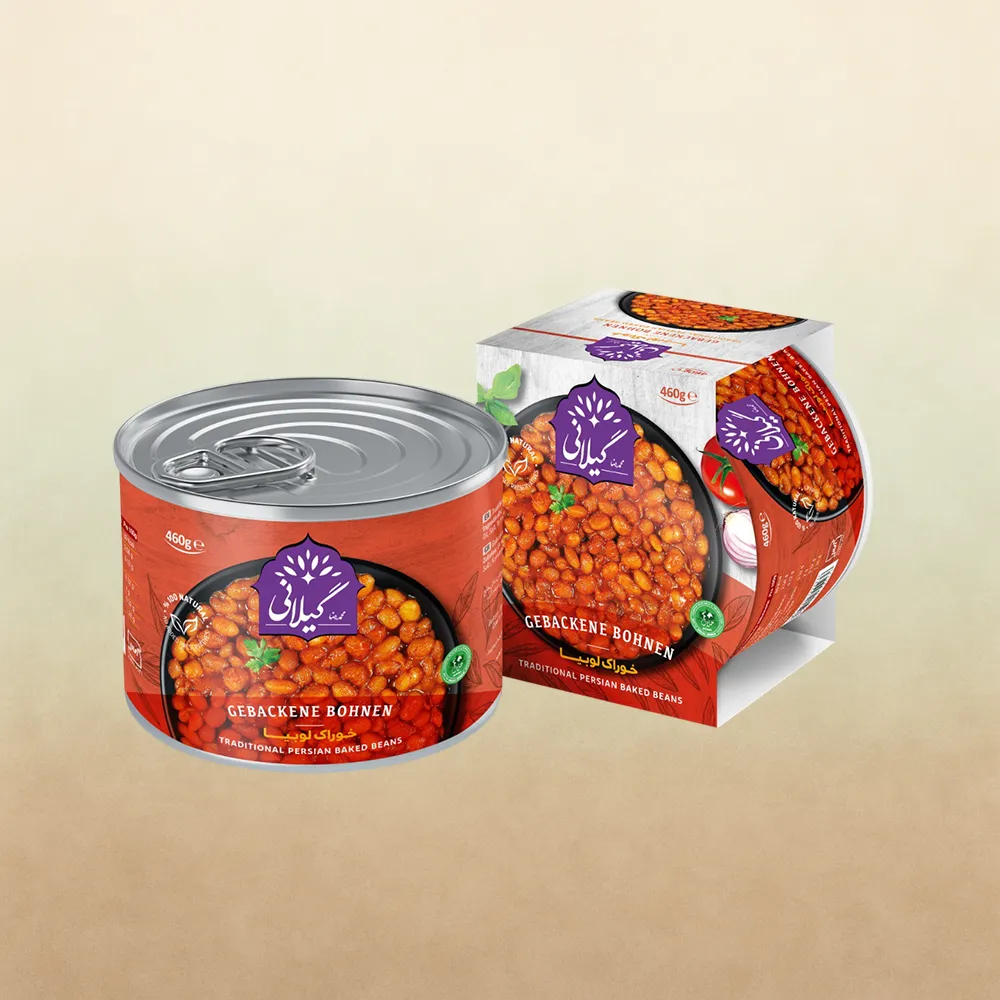 khorak-loobia Wachtelbohnen in Soße – 460 g – Bild 1