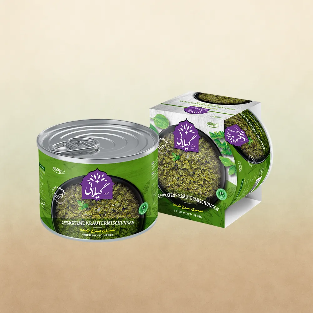 sabzi-sorkh-shode Gebratene Kräuter für „Ghormeh Sabzi“ – 460 g – Bild 1